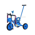 China fabricante promover carrinho de bebê de preço barato / triciclo de bebê de três rodas com treinar alça de bar / triciclo de carrinho de bebê